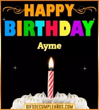 GIF GiF Happy Birthday Ayme